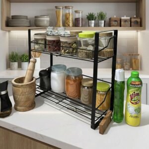 2 layer kitchen organizer