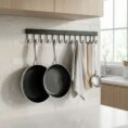 Wall-Mounted Fry Pan Hanger
